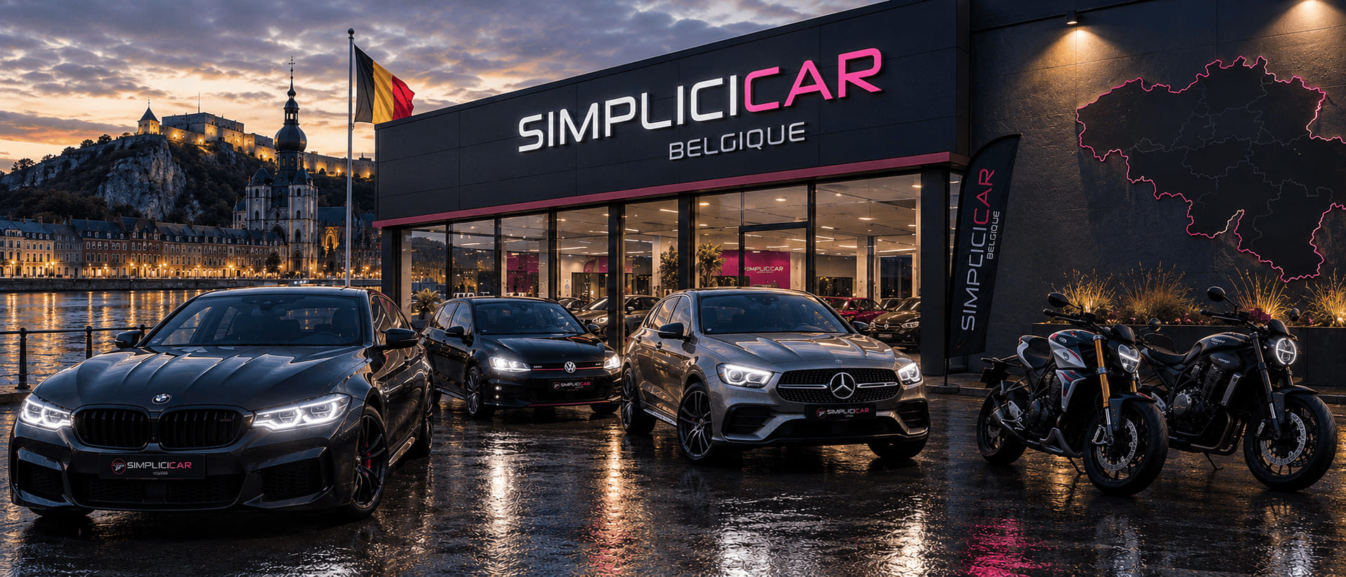 Concessions Simplicicar de véhicules d'occasion en Belgique