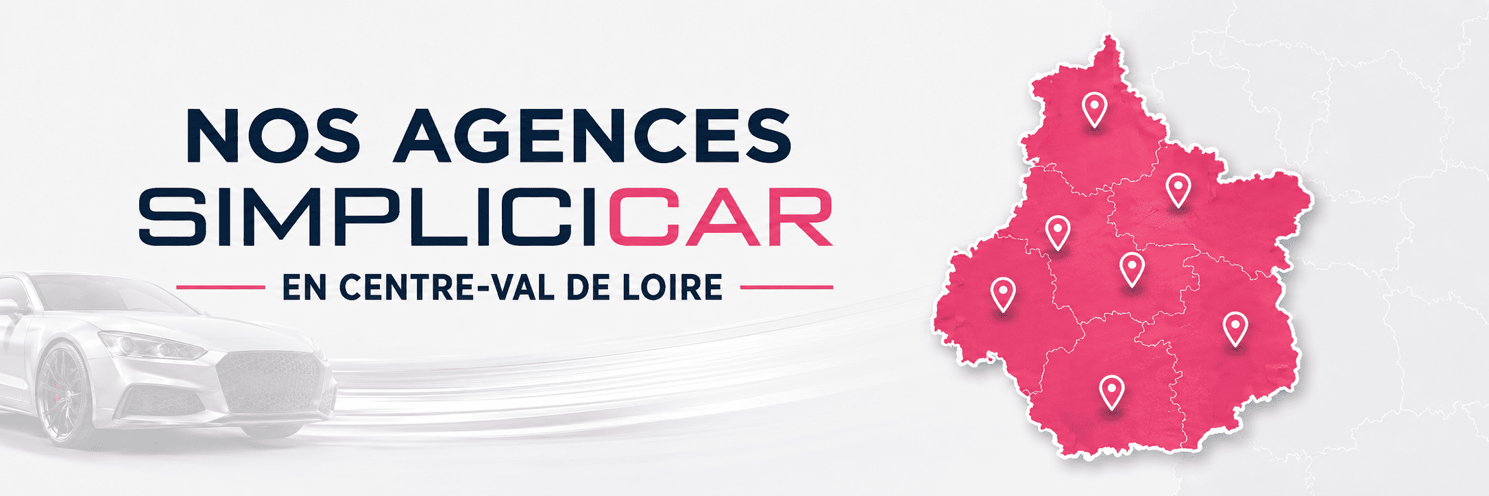 Agence Simplicicar en Centre-Val de Loire : achat et vente de véhicules d'occasion