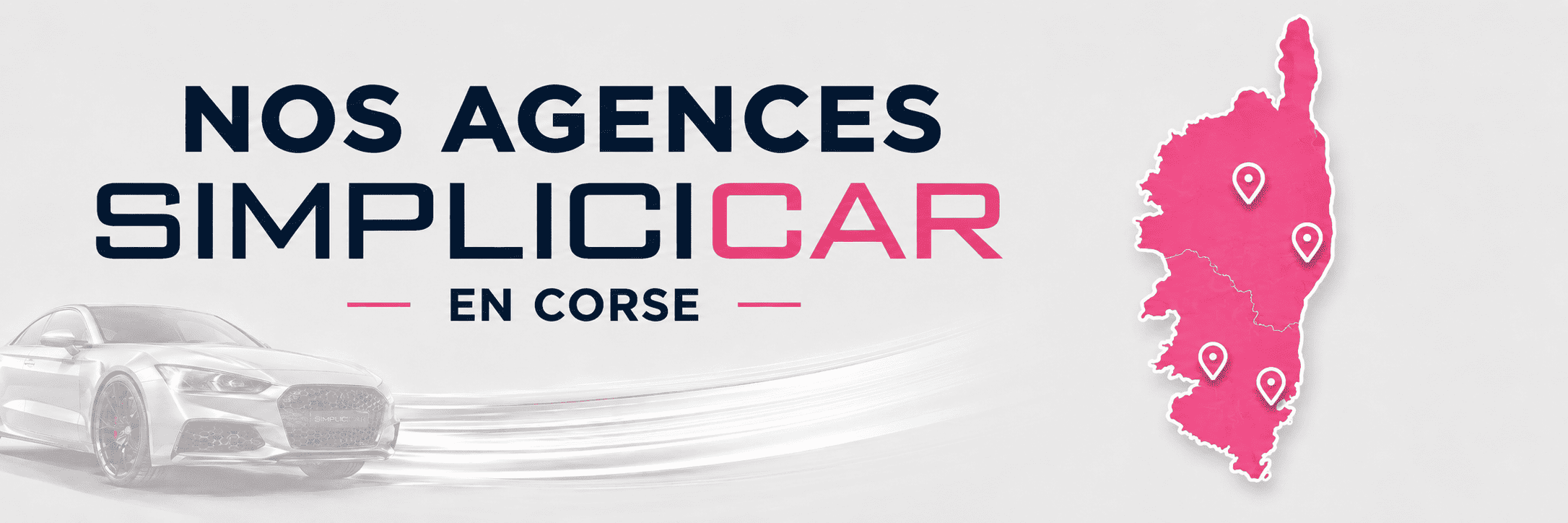 Agence Simplicicar en Corse : achat et vente de véhicules d'occasion