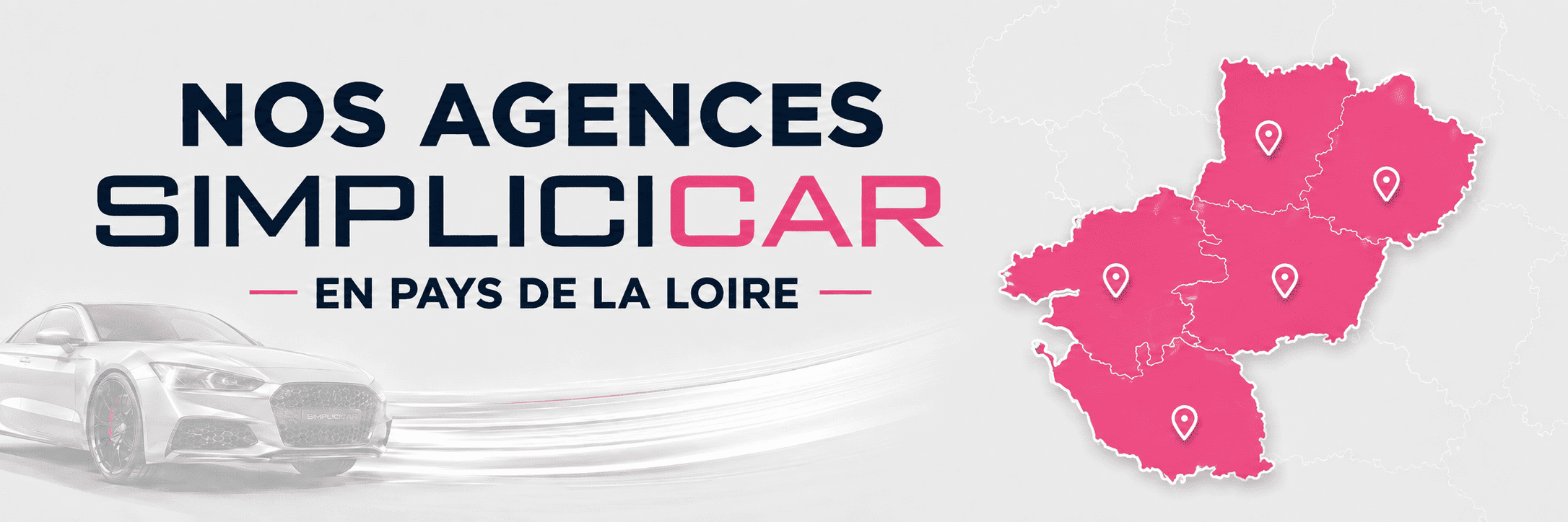 Agence Simplicicar en Pays de la Loire : achat et vente de véhicules d'occasion